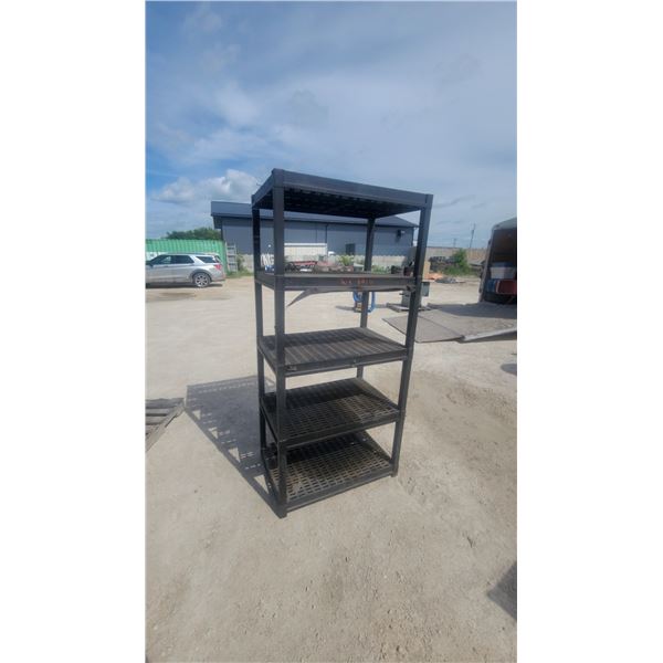 5 Tier Poly Shelf 76 x 36 x 24"