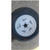 Image 2 : Surerider ST205/75R14 Tubeless Trailer Tire, Load Range D, on White 5-Lug Steel Wheel/7tire Good