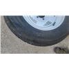 Image 4 : Surerider ST205/75R14 Tubeless Trailer Tire, Load Range D, on White 5-Lug Steel Wheel/7tire Good
