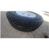 Image 6 : Surerider ST205/75R14 Tubeless Trailer Tire, Load Range D, on White 5-Lug Steel Wheel/7tire Good