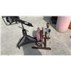 Image 1 : Adjustable Roller Stand & Air Hose Reel w/ Gauge, Air Filter, & 3 Quick Connects