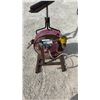Image 2 : Adjustable Roller Stand & Air Hose Reel w/ Gauge, Air Filter, & 3 Quick Connects