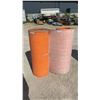 Image 1 : Two Rolls of Orange Grid Matting