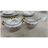 Image 10 : Vintage Limoges France Porcelain Dinnerware Set With Pink Floral and Gold Accent Pattern