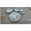 Image 11 : Vintage Limoges France Porcelain Dinnerware Set With Pink Floral and Gold Accent Pattern