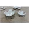 Image 8 : Vintage Limoges France Porcelain Dinnerware Set With Pink Floral and Gold Accent Pattern
