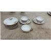 Image 9 : Vintage Limoges France Porcelain Dinnerware Set With Pink Floral and Gold Accent Pattern