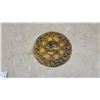 Image 5 : Brass Pitchers and Etched Vases, Cloisonné Bowl, Carved Hardstone Disc and Tussedre 1985 Tile