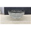 Image 7 : Lot of Mid-Century Clear Pressed Glass Serving Ware, Trays, Bowls, Pitcher, Vase, and More