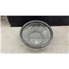 Image 8 : Lot of Mid-Century Clear Pressed Glass Serving Ware, Trays, Bowls, Pitcher, Vase, and More