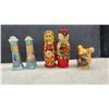 Image 5 : Collection of Novelty and Souvenir Salt and Pepper Shakers, Ceramic and Glass, London, NY and More