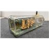 Image 5 : Handmade Ship in a Bottle with Lighthouse Built by Japanese Prisoner of War (as Told