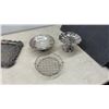 Image 19 : Vintage Silver-Plated Tea and Coffee Service Set with Ornate Tray, Goblets, Bowls and More