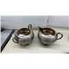 Image 4 : Vintage Silver-Plated Tea and Coffee Service Set with Ornate Tray, Goblets, Bowls and More