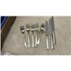 Image 10 : Cased Mid-Century Silver-Plated Flatware Set With Serving Pieces and Collector Spoons and More