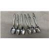 Image 11 : Cased Mid-Century Silver-Plated Flatware Set With Serving Pieces and Collector Spoons and More