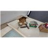 Image 4 : Vintage Wooden Washboard with Ridged Glass Scrubbing Surface, Bell Cluster, and More