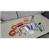 Image 1 : Carnival Glass Footed Bowls, Souvenir Spoons, Cutlery Set, Goblet and More