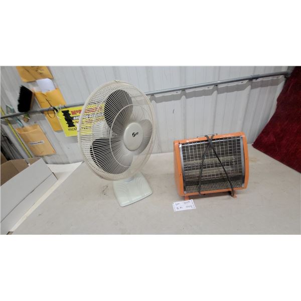 Black & Decker Radiant Heater and Super 3-Blade Oscillating Table Fan