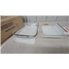 Image 2 : Pyrex Glass Baking Dishes, Marinex Loaf Pan and Tray, and General Electric Slicing Knife