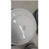 Image 4 : Casuals China Pearl Apple Pattern Dinnerware Set, Plates, Bowls, and Mugs 26 Piece
