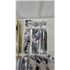 Image 2 : Large Collection of Stainless Steel Flatware Including Knives, Forks, and Spoons With Trays