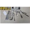 Image 4 : Large Collection of Stainless Steel Flatware Including Knives, Forks, and Spoons With Trays