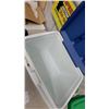 Image 6 : 2 Gott 34 Quart Coolers, Oscar by Coleman Cooler, Blue Insulated Jug and Red Thermos