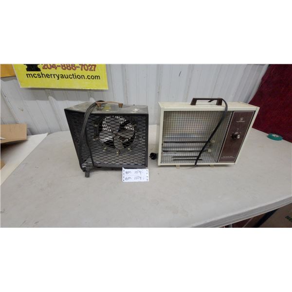 Superior Fan Forced Radiant Heater and Industrial Style Fan Forced Heater