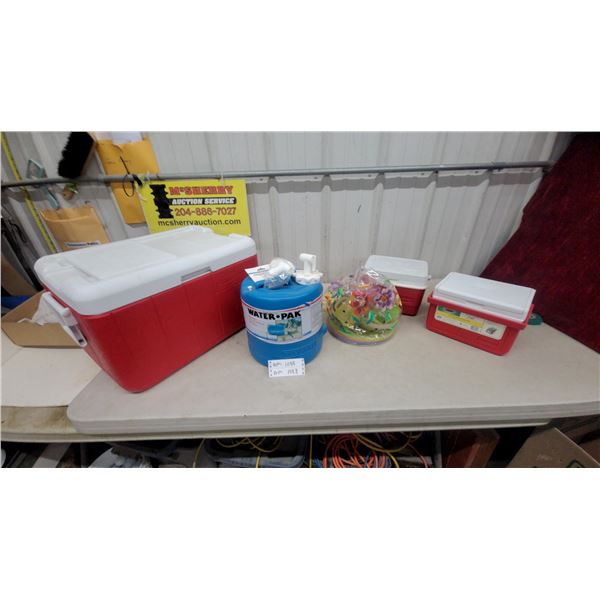 Reliance Water-Pak 5 Gallon Portable Water Jug, Coleman Coolers and More
