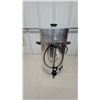 Image 1 : Large-Capacity Stainless Steel Electric Coffee Urn Percolator with Spigot and Level Indicator