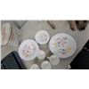 Image 3 : Sunbeam 3-Speed Portable Mixer, Floral Dinnerware Set with Plates and Mugs, Cooking Sheets