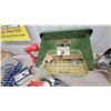Image 2 : Coleman Green 2-Burner Propane Camp Stove, Propane Adapter Hose, Red Clamp Lamp and More