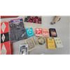 Image 2 : Vintage Red Vanity Case, Cribbage Boards, Playing Cards, Checkers and More