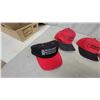 Image 4 : McSherry Auction Service Baseball Caps, Black with Red Brim and Red with Black Brim Never Worn