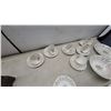 Image 4 : Vintage Wood.S Floral Bouquet Porcelain Dinnerware Set With Gold Scrollwork and Scalloped Edges 36x