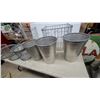 Image 5 : Galvanized Wire Mesh Minnow Traps Tapered Metal Funnels, and Multi-Tier Wire Display Racks and More