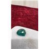 Image 13 : Pear-Shaped Green Yellow Sapphire Gemstone and Pear-Shaped Green Chalcedony Gemstone