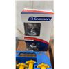 Image 6 : Assorted Hardware & Tools: Garrison Door Passage Set, Hammers, Paint Rollers, Caulk Gun, & More