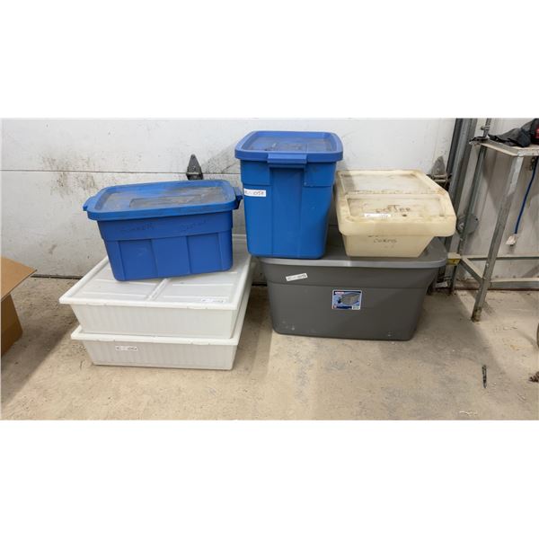 7 Polly Totes with Lids