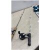 Image 11 : Spring Lock Boat Seat Pedestal, 2 Fishing Rods & 3 Reels, Rond's Marine Tumblers & Koozies, & More