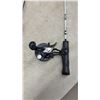 Image 12 : Spring Lock Boat Seat Pedestal, 2 Fishing Rods & 3 Reels, Rond's Marine Tumblers & Koozies, & More