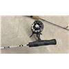 Image 13 : Spring Lock Boat Seat Pedestal, 2 Fishing Rods & 3 Reels, Rond's Marine Tumblers & Koozies, & More