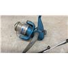 Image 5 : Spring Lock Boat Seat Pedestal, 2 Fishing Rods & 3 Reels, Rond's Marine Tumblers & Koozies, & More