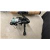 Image 9 : Spring Lock Boat Seat Pedestal, 2 Fishing Rods & 3 Reels, Rond's Marine Tumblers & Koozies, & More
