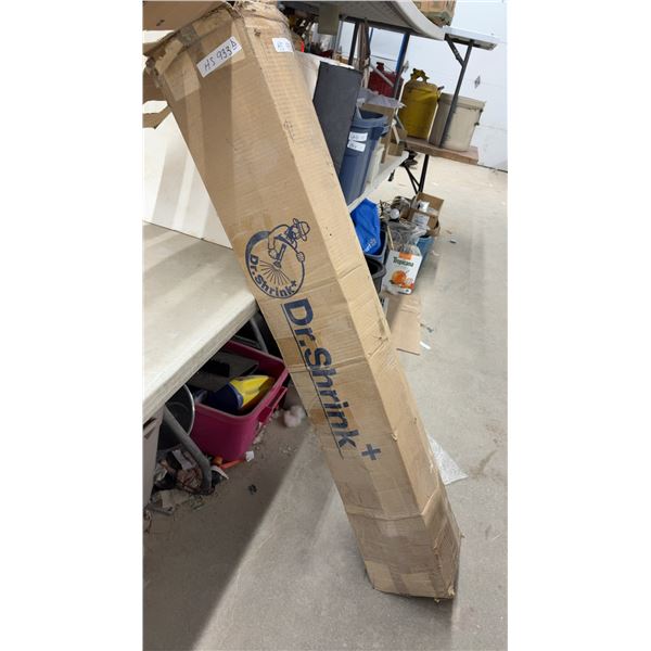Dr. Shrink DS-1777110B Blue Shrink Film Roll, 17' x 110', 7 Mil Thickness