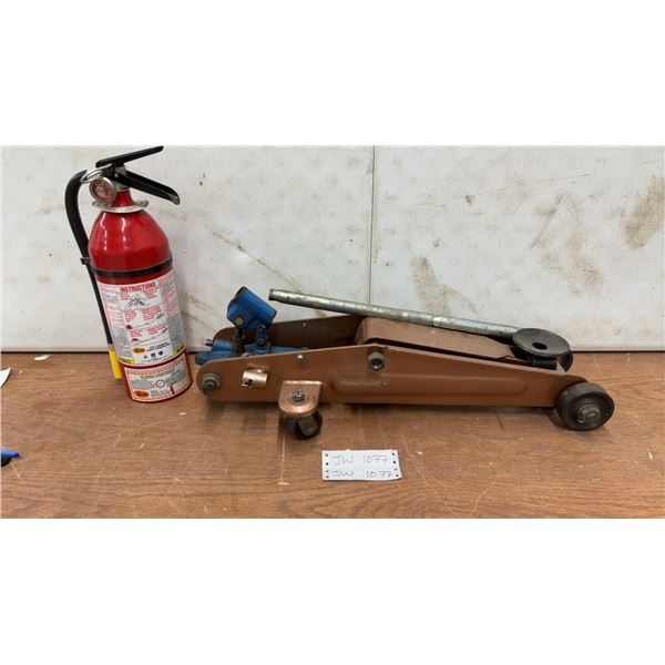 Fire Extinguisher & Hydraulic Floor Jack
