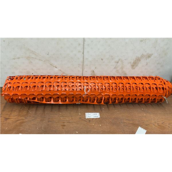 Orange Plastic Snow Fence Roll