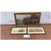 Image 1 : Alfred De Breanski "Moonlight in the Village" Exact Match, Mutual Art & 2 Watercolors