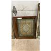 Image 4 : Three Stained Glass Panels: One Tall 48 x 19, One Square19-1/2 x 22, One Rectangular 31 x 25-1/2